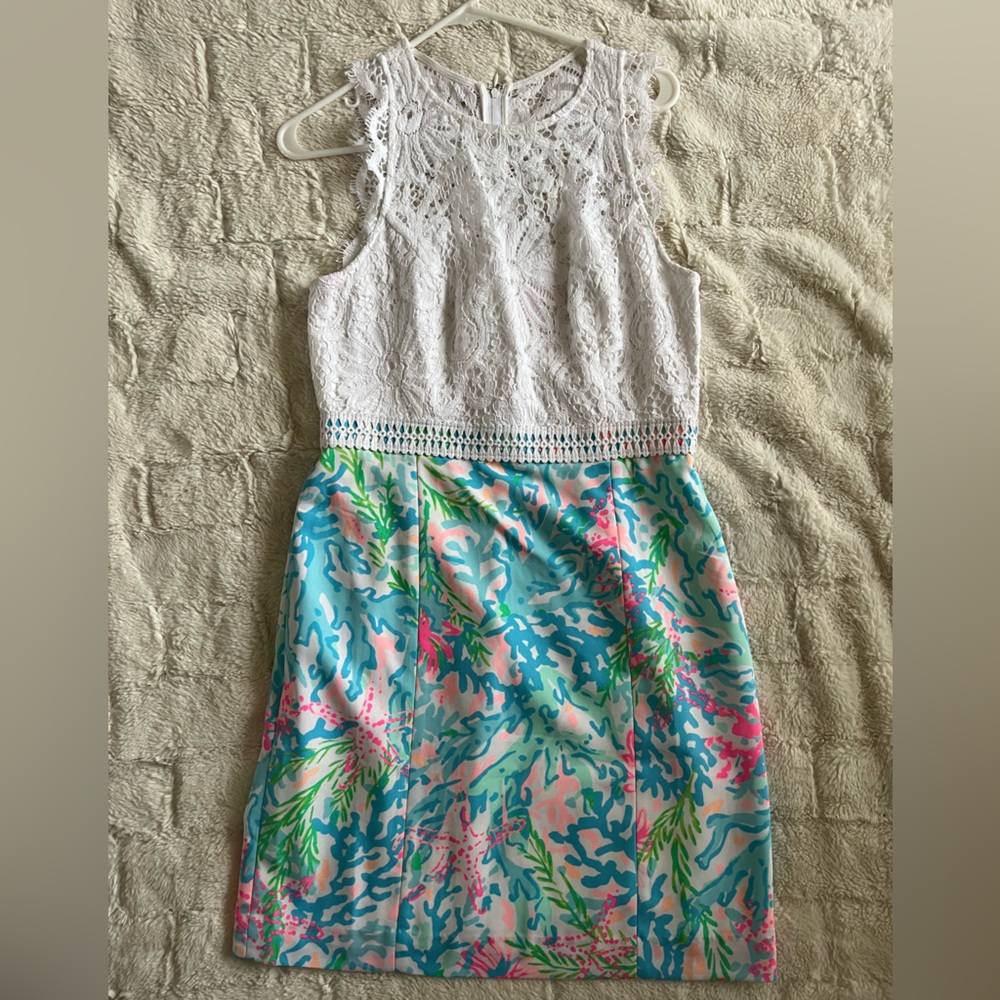 Lilly Pulitzer Lace Top Dress